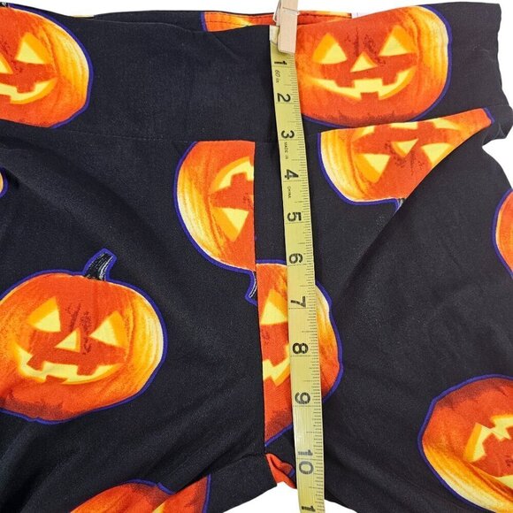 No Boundaries Halloween Jack O Lantern Sueded Ankle Leggings – Small or XXXL - Picture 13 of 16